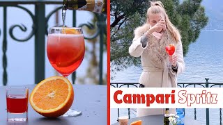 Campari Spritz  A Close Cousin to the Aperol Spritz  Italian Cocktail Recipe  How To Make [upl. by Prestige]