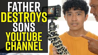 Father DESTROYS Sons YOUTUBE CHANNEL You Wont Believe How This Ends [upl. by Tabbi]