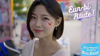 Eunbi Route  Five Hearts Under One Roof Eunbi Happy EndingGameplay [upl. by Akimahc]