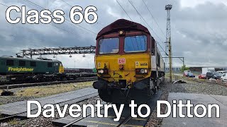 Freight Drivers Eye View Daventry to Ditton [upl. by Zoara]