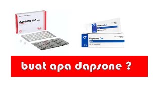 MANFAAT DAPSONE  JERAWAT  KUSTA  DERMATITIS HERPETIFORMIS [upl. by Toffey]