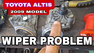 TOYOTA ALTIS 2009 MODEL WIPER PROBLEM [upl. by Nahgeam]