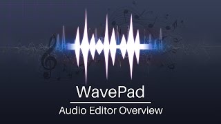 WavePad Audio Editor Tutorial  Overview [upl. by Yenruoj]