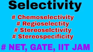 Chemoselectivity Regioselectivity stereoselectivity [upl. by Eidoc33]