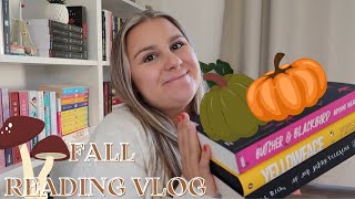 Fall Reading Vlog 🍂🧡✨ [upl. by Mcilroy]