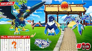 😍 ALL BREEDING COMBO LIST  MIRAIBO GO BREEDING LIST miraibogo 1 [upl. by Negah182]