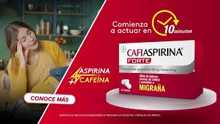 Ponle un alto a la migraña con CafiAspirina® Forte [upl. by Eirojam887]