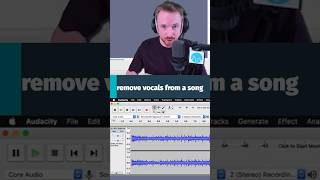 Remove vocals from ANY song using Audacity Its SO simple [upl. by Annairba]