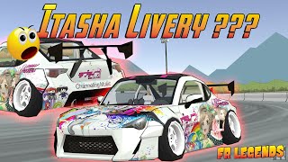 FR LEGENDS • NEW LIVERY FOR GT86  ITASHA LIVERY [upl. by Terrijo]