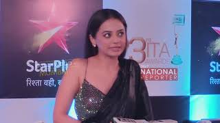 Helly Shah Full Exclusive Interview At Red Carpet of 23rd ITA Award 2023  Helly Shah [upl. by Hamil]