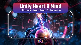 Unify Heart amp Mind  Ultimate Heart Brain Coherence 01 Hz Healing Frequencies for Deep Alignment [upl. by Ahsiryt]