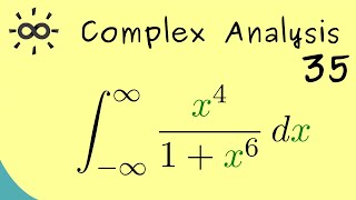 Complex Analysis 35  Application of the Residue Theorem [upl. by Xuagram174]