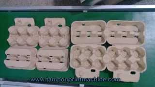 egg cartons printing machine [upl. by Arral]