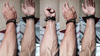 get veiny Forearms permanently  in less than 3 min at home [upl. by Nerreg]