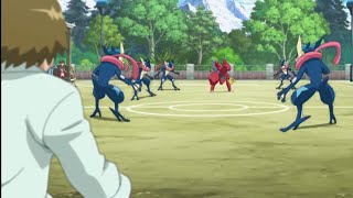 Pokemon greninja vs scizor full battle pokemon xyz [upl. by Cyrus76]