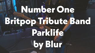 The Number One Britpop Tribute Band perform Parklife by Blur live to festival crowd Britpop Reunion [upl. by Eisler775]