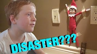 🎄🎅🏼 Elf on the Shelf DISASTER 🎅🏼🎄 vlog e141 Shelf Elf Year 1 [upl. by Rivy]