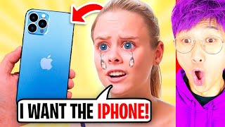 SISTERS FIGHT Over New iPhone 13 What Happens Is Shocking LANKYBOX REACTS TO DHAR MANN [upl. by Htidra]