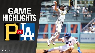 Pirates vs Dodgers Game Highlights 81124  MLB Highlights [upl. by Learsi]