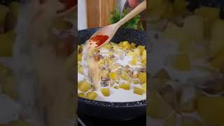 Картофель с грибами на обед😋 [upl. by Adnol]