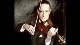 Jascha Heifetz plays Bach Partita 3 part 2 [upl. by Essa]