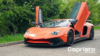 Lamborghini Aventador SV with Full Capristo Decat Exhaust [upl. by Isidor]