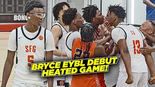 Bryce James Nike EYBL Debut Game Gets HEATED amp Goes Down To The Wire SFG vs TTO [upl. by Aylmar899]