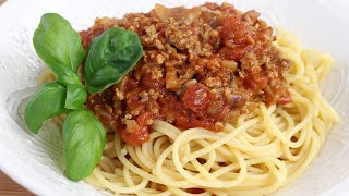 BESTES Spaghetti BOLOGNESE Rezept der WELT 🍝 Das kann jeder   kochenmitmelodie [upl. by Hgielrak921]