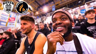 AMERICAN FAN EXPERIENCES FIRST GREEK BASKETBALL GAME PAOK VS PROMITHEAS PATRAS [upl. by Sigismund]