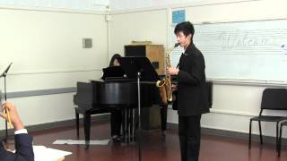 quotAndante and Allegroquot for Alto Saxophone by Andre Chailleaux [upl. by Acisset]