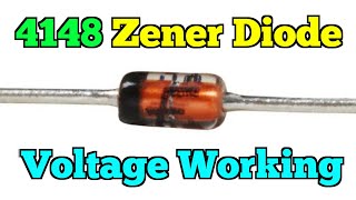 4148 zener diode voltage working  Zener Diode in Hindi  Electronics Verma [upl. by Kubis]