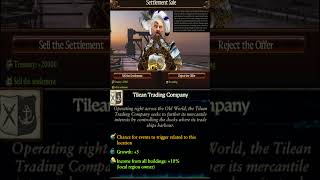 Tilean Trading Company Unusual Location Offers a Deal to Purchase your Settlement for 20000 Gold [upl. by Olinad]