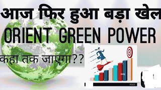 Orient green Power share latest news today in hindi  Orient green Power share price  Orient green [upl. by Artus792]