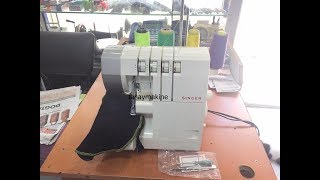 Singer 14 SH 754 Overlok Testi [upl. by Esirahc]