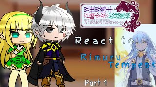 How NOT to Summon a Demon Lord react to Rimuru Tempest「Part 14」 [upl. by Eldred]