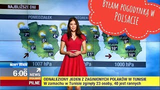 Byłam POGODYNKĄ w POLSACIE Jaka jest Paulina Sykut [upl. by Verlie154]