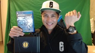 Rainbow Six Siege Unboxing PS4 Xbox One PC MTM Watches siegeday [upl. by Rolfston]