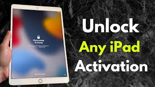 iPad Locked To Owner Fix  How To Unlock iPad Activation Unlock Disable iPad  Any IOS Any Country [upl. by Island]