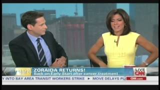 Zoraida Sambolin returns after recovering from breast cancer on quotEarly Startquot August 5 2013 [upl. by Ttam804]