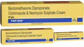 TAF GM CREAM Beclomethasone Dipropionate Clotrimazole amp Neomycin Sulphate Cream [upl. by Lenore]