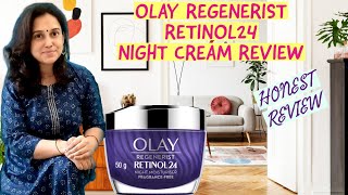 OLAY regenerist retinol 24 night creamNight cream for glowing skinolay night cream review [upl. by Purdy996]