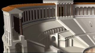 Ancient Rome Theatre of Pompey HD [upl. by Lettig]