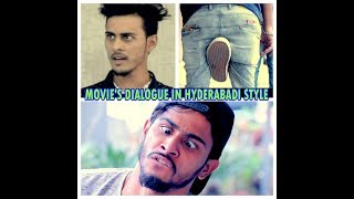 MOVIES DIALOGUE IN HYDERABADI STYLE  BY UNIQUE CREATION [upl. by Ayekan]