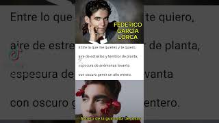 Federico García Lorca quotSoneto de la guirnalda de rosasquot [upl. by Teirtza532]