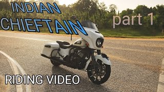 New experience with Indian Motorcycle chieftain [upl. by Bergen]