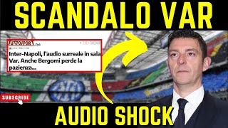 JUVENTUS CAOS VAR ECCO L’AUDIO CLAMOROSO SU INTER NAPOLI [upl. by Virginia]