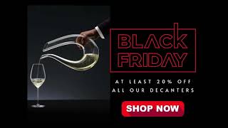 20 Off Riedel Decanters  Black Friday 2024 Offers From The Riedel Shop [upl. by Mackey644]