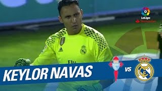 Paradón de Keylor Navas al despejar un disparo de Wass [upl. by Deanne]