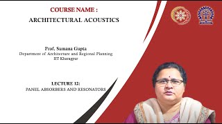 Lecture 12  Panel Absorbers and Resonators [upl. by Rodgers]