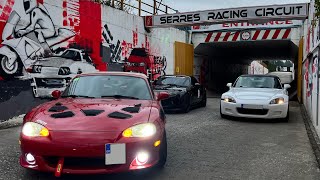 MODIFIED MX5 NBFL BATTLE TESTED AT SERRES RACING CIRCUIT [upl. by Kruger]